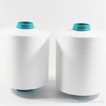 Återvunnen polyester vävd stickad trasa färgad garn